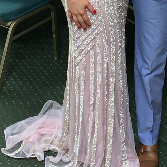 Prom Dress - Pink (Crystals) - Picture 2 of 2
